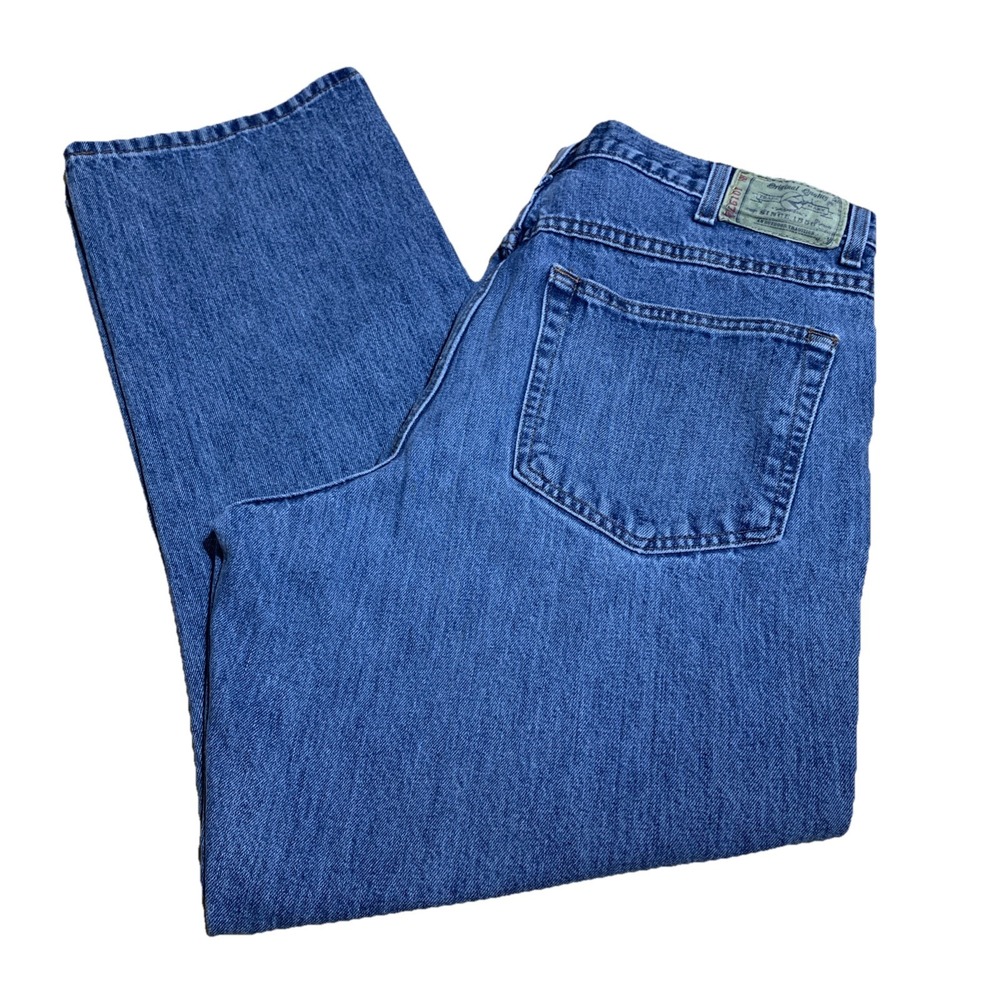 REDHEAD Jeans Mens Straight Leg Blue‎  Med Wash Denim Bass Pro Size 38x30